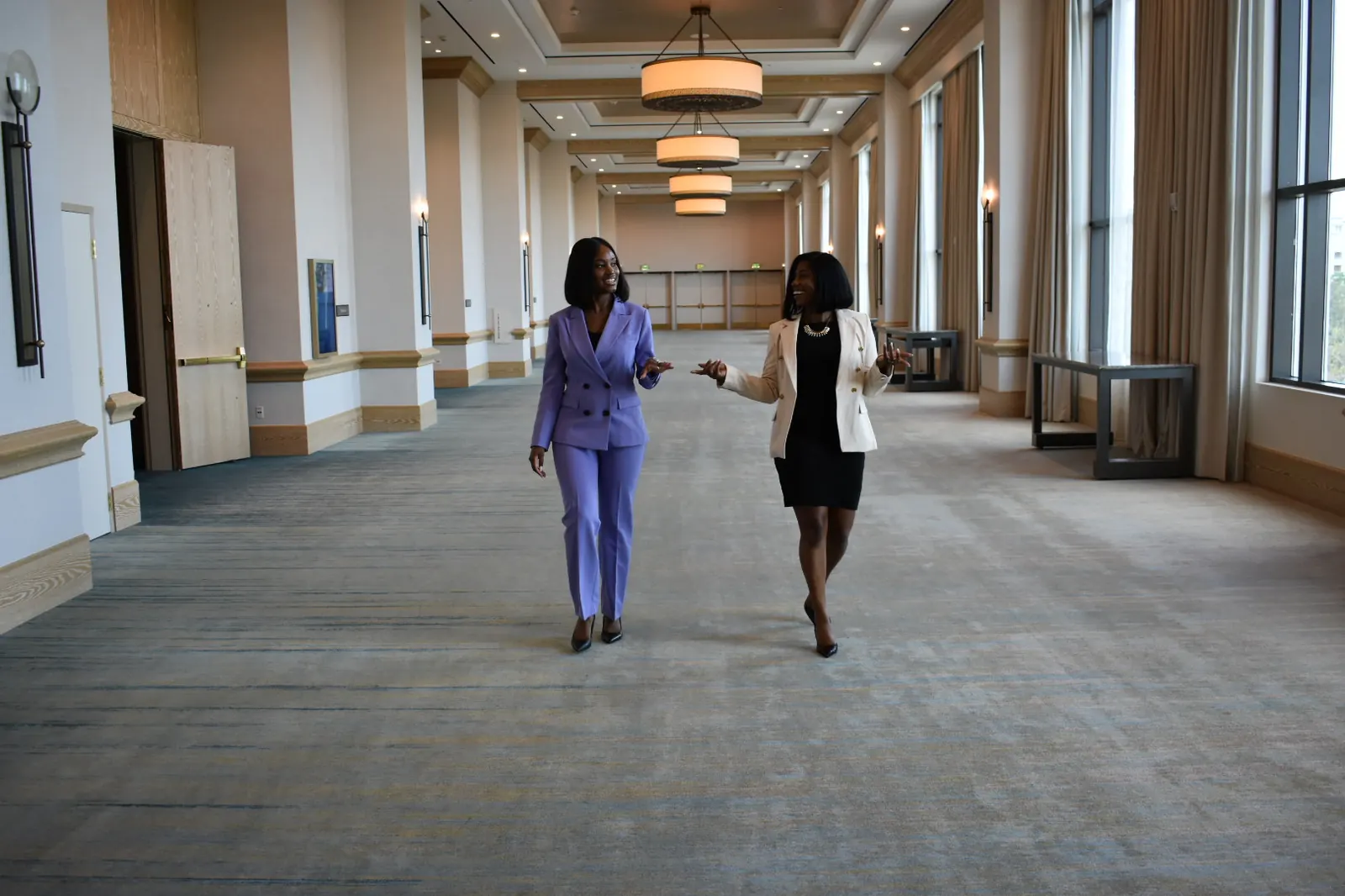 Liberate Legal attorneys walking through the courthouse
