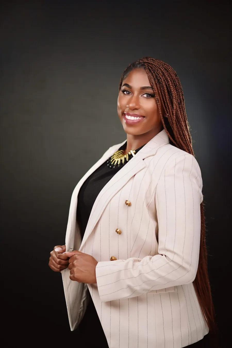 Portrait of Ashley Dunbar, Esq., Founding Partner at Liberate Legal